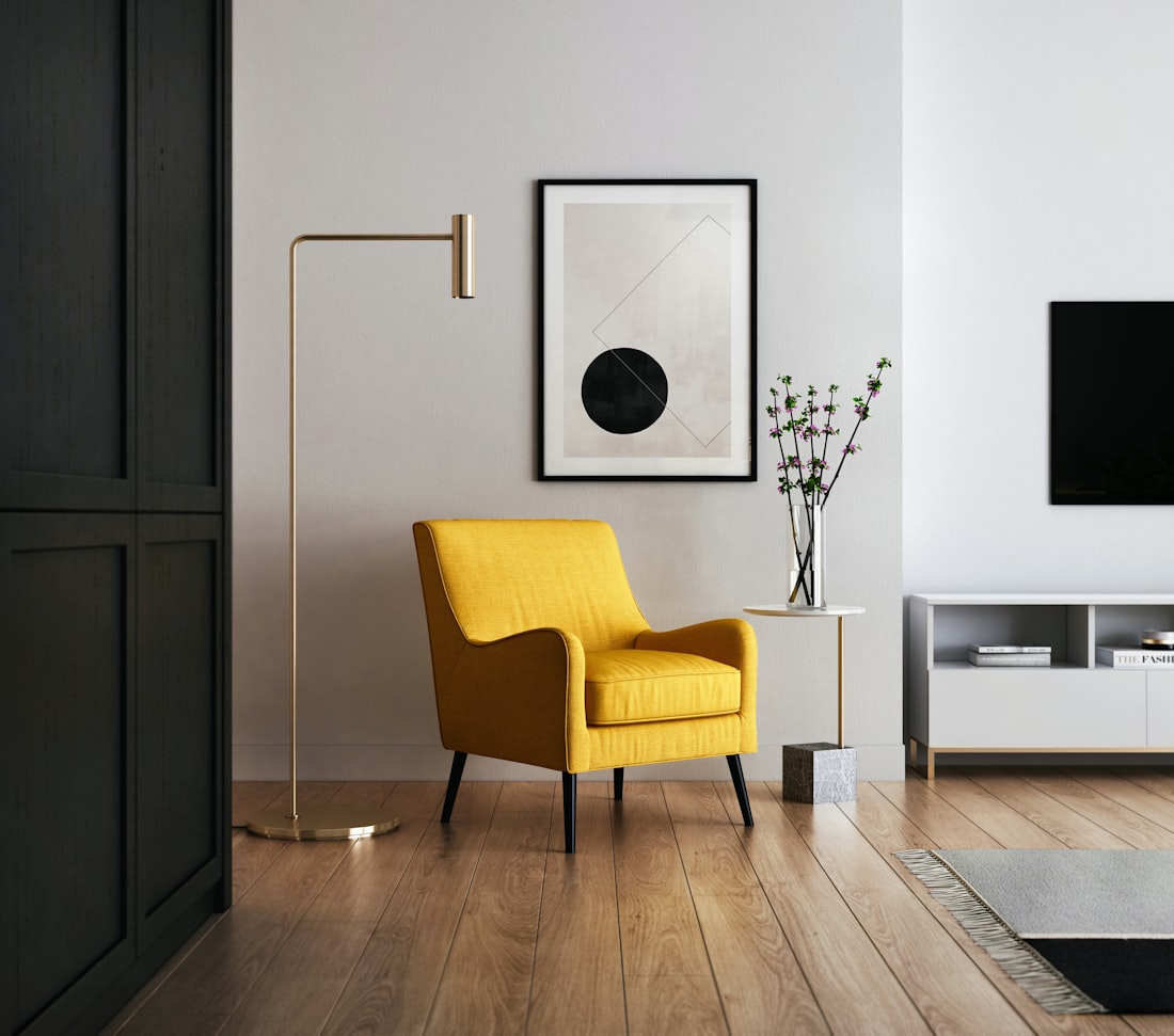Staged room
